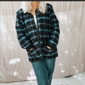 plaid cotton jacket